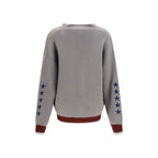 Off-White Gray Wool Oves Aries Cardigan