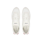 Tommy Hilfiger White Recycled Polyester Low Top Sneakers