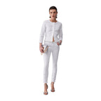 Liu Jo White Cotton Denim Jacket