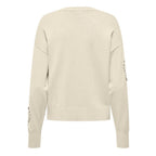 Only Cream Viscose Sweatshirt