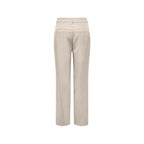 Only Beige Viscose Casual Pants