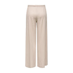 Only Beige Viscose Casual Pants
