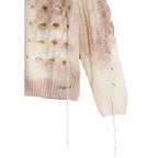 Desigual Beige Marabou Sweatshirt