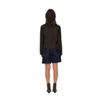 Jacqueline De Yong Brown Polyester Full-Length Jacket
