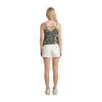 Guess Cream Cotton Short And Mini Shorts