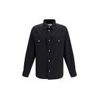 Versace Black Wool Oves Aries Shirt