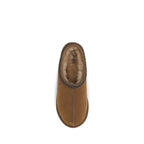 UGG Brown Nubuc Leather Clogs