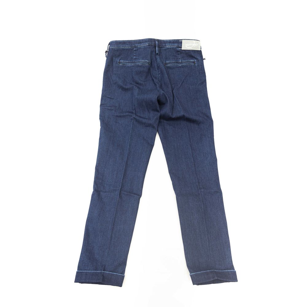 Jacob Cohen Blue Cotton Women Pant