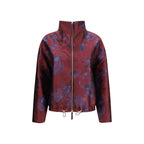 Giorgio Armani Bordeaux Polyester Full-Length Jacket