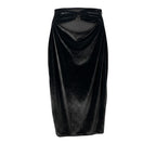 Philipp Plein Black Cotton Women Skirt