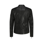 Belstaff Black Lamb Ovis Aries Leather Jacket