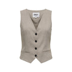 Only Beige Polyester Waistcoat