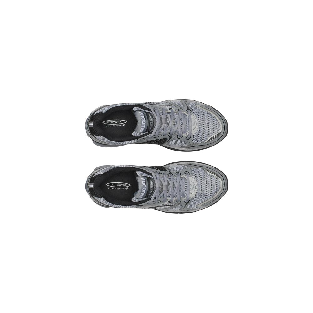 Saucony Gray Synthetic Athletic Sneakers