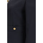 Thom Browne Blue Wool Oves Aries Jacket