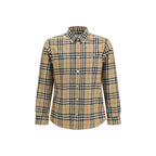 Burberry Beige Cotton Pattern Shirt