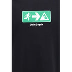 Palm Angels Black Cotton T-Shirt
