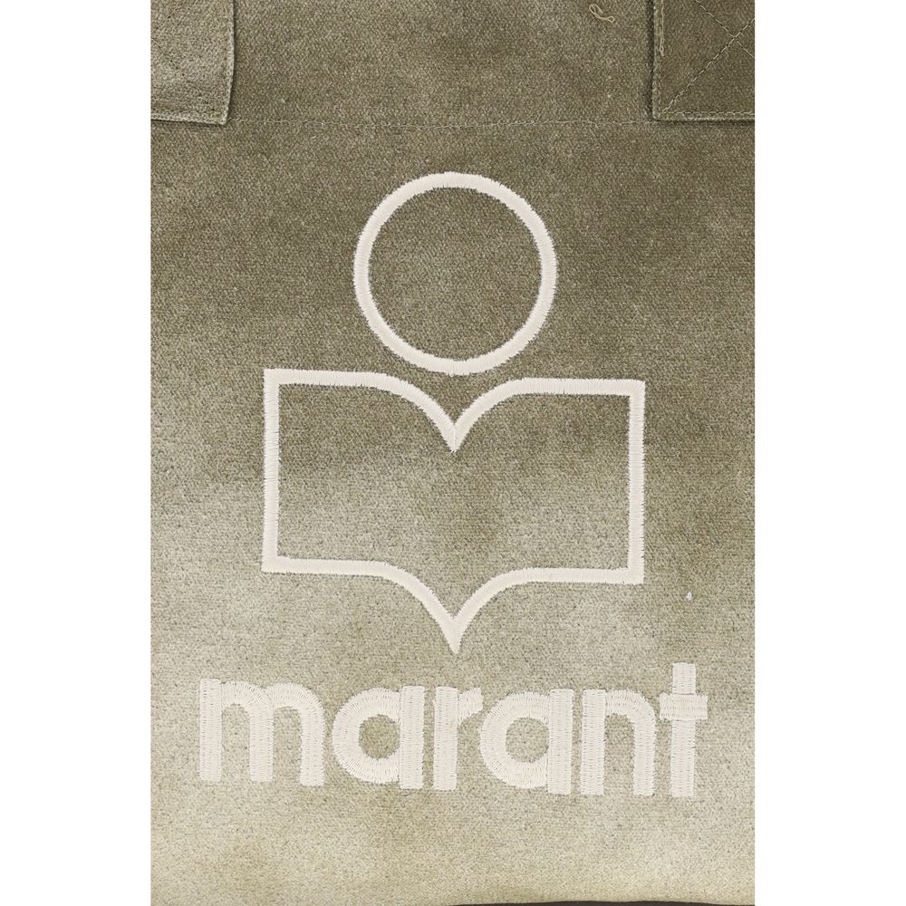 Isabel Marant Bicolor Cotton Shoulder Bag