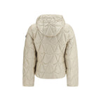 Moose Knuckles Beige Goose Down Full-Length Jacket
