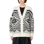 Max Mara White Virgin Wool Cardigan