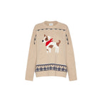 Max Mara Beige Virgin Wool Sweatshirt