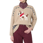 Max Mara Beige Virgin Wool Sweatshirt