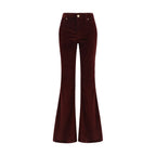 Jacob Cohen Bordeaux Cotton Flared Jeans