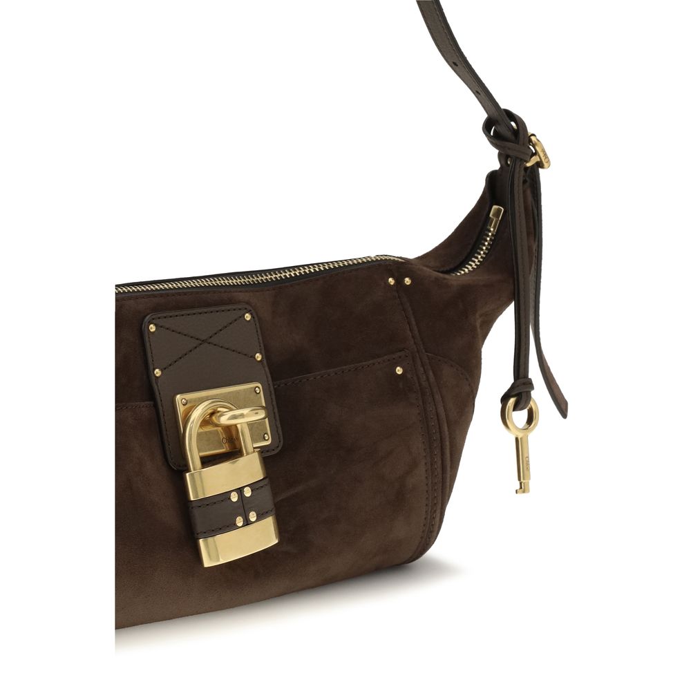 Chloé Brown Calf Leather Bos Taurus Shoulder Bag