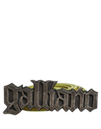 Dolce & Gabbana Yellow Waxed Leather Rustic Silver Logo Buckle Belt