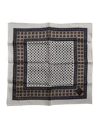 Dolce & Gabbana Multicolor Geometric Handkerchief Pocket Scarf