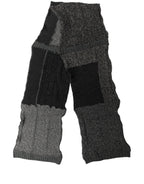 Dolce & Gabbana Multicolor Patchwork Wool Knit Shawl Scarf