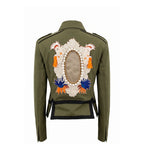 Mr&Mrs Italy Green Cotton Women's Jacket
