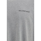 Balenciaga Gray Cotton T-Shirt