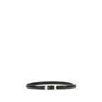 Our Legacy Black Calf Leather Bos Taurus Regular Belt