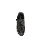 Axel Arigato Black Nubuc Leather Athletic Sneakers