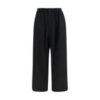 Y-3 Black Wool Oves Aries Casual Pants