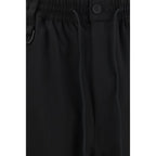 Y-3 Black Wool Oves Aries Casual Pants