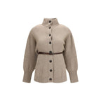 Brunello Cucinelli Beige Wool Oves Aries Cardigan