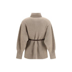 Brunello Cucinelli Beige Wool Oves Aries Cardigan