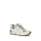 New Balance Gray Suede Leather Athletic Sneakers