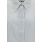 Our Legacy White Modal Pattern Shirt