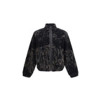 ROA Brown Polyester Full-Length Jacket