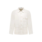 Autore Beige Linen Full-Length Jacket
