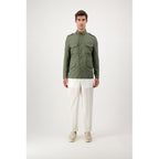 Autore Green Cotton Full-Length Jacket