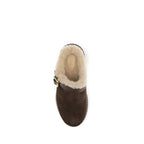 Chloé Brown Calf Leather Bos Taurus Mules