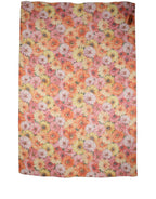 Dolce & Gabbana Multicolor Floral Silk Shawl Stole Scarf