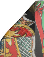 Dolce & Gabbana Multicolor Silk Printed Square Foulard Scarf
