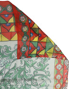 Dolce & Gabbana Multicolor Silk Printed Foulard Scarf
