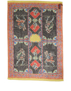 Dolce & Gabbana Multicolor Silk Printed Shawl Stole Scarf