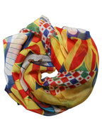 Dolce & Gabbana Multicolor Silk Carretto Foulard Scarf
