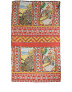 Dolce & Gabbana Multicolor Silk Printed Shawl Stole Scarf